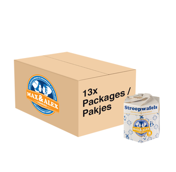 Max & Alex Sirop Gaufres 13x 250 gramme Hexa emballage - carton principal