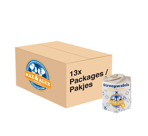 Max & Alex Max & Alex Sirup Waffles 13x 250 gram Hexa pack - master carton
