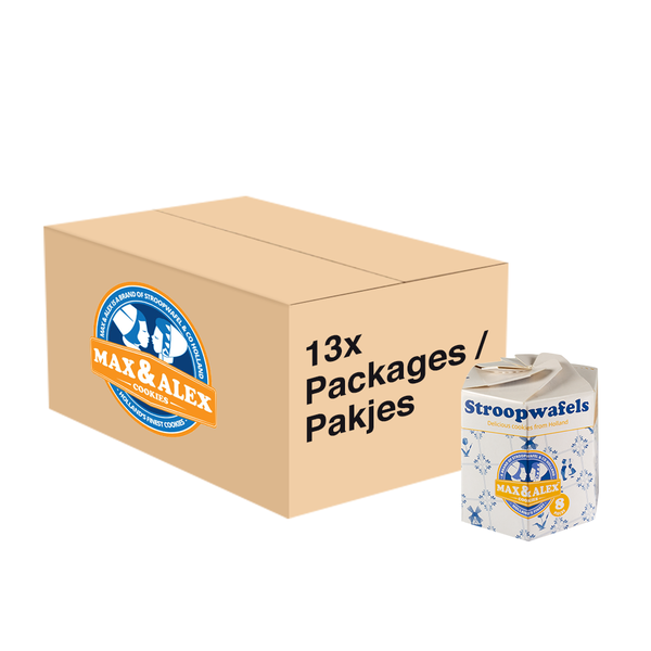 Max & Alex Max & Alex Sirop Gaufres 13x 250 gramme Hexa emballage - carton principal