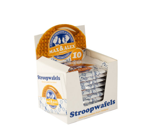 Max & Alex Stroopwafels - Single Packed - SRP Display 10x 31,5 gram