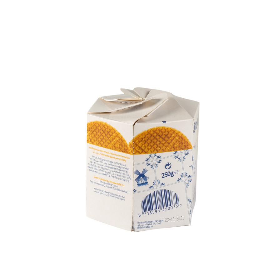 Max & Alex Stroopwafels - 250 gram - Hexa verpakking