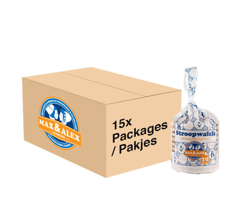 Max & Alex Max & Alex Sirup Waffles 15x 315 gram pack - master carton