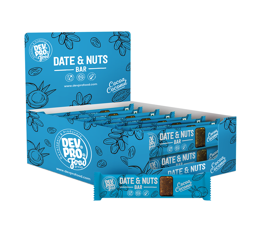 Dev. Pro. Date & Nuts bar - Coconut Cocoa  - SRP 16x 30 gram - single (EU, TUR, RUS)