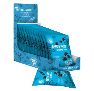 Dev. Pro. Date & Nuts Drops - Coconut Cocoa - SRP 12x 40 gram pack (EU, TR,  RUS)