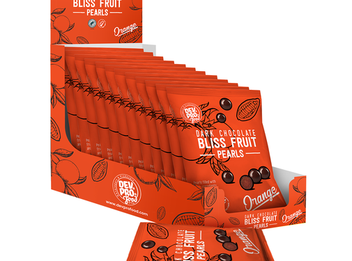 Dev. Pro. Fruit Balls - Dark Bliss Pearls - Orange - SRP 12x 40 gram pack (EU, TR,  RUS)