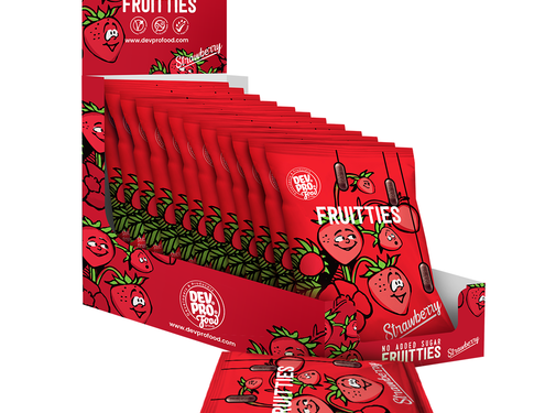 Dev. Pro. Fruitties - Aardbei - 12-zakjes - SRP display box