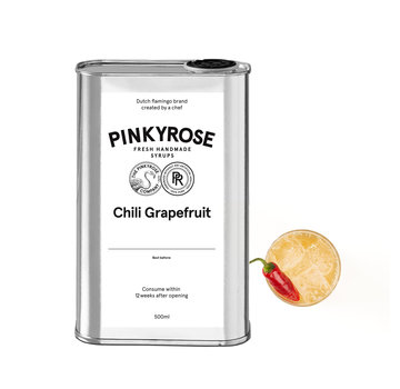 PinkyRose Limonade Siroop - Chili Grapefruit smaak - 500 ml