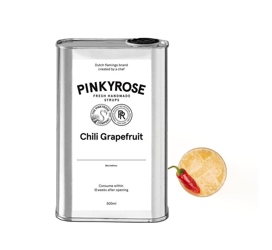 Pinkyrose syrup Chili Grapefruit - 500 ml