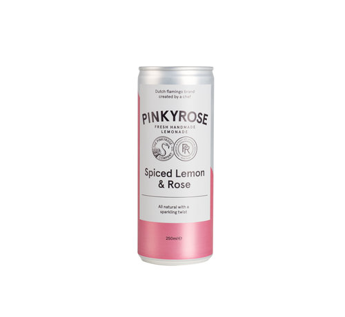 PinkyRose Limonade Spiced Lemon & Rose - 250 ml - blik