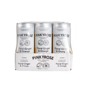 Pinkyrose Lemonade Floral Ginger & Orange - 12x 250 ml - tray