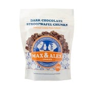 Max & Alex Max & Alex Stroopwafelstukjes - Pure Chocolade - 120 gram