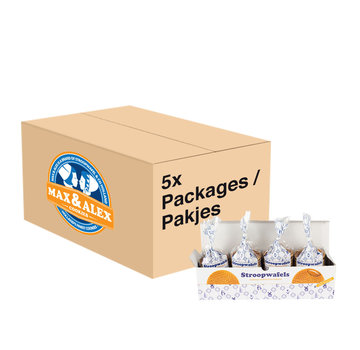 Max & Alex Sirop Gaufres en coffret cadeau  (1000 gramme) 5x - carton principal