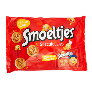 Smoeltjes Hellema Smoeltjes Speculaasjes - 8 uitdeel zakjes - 200 gram