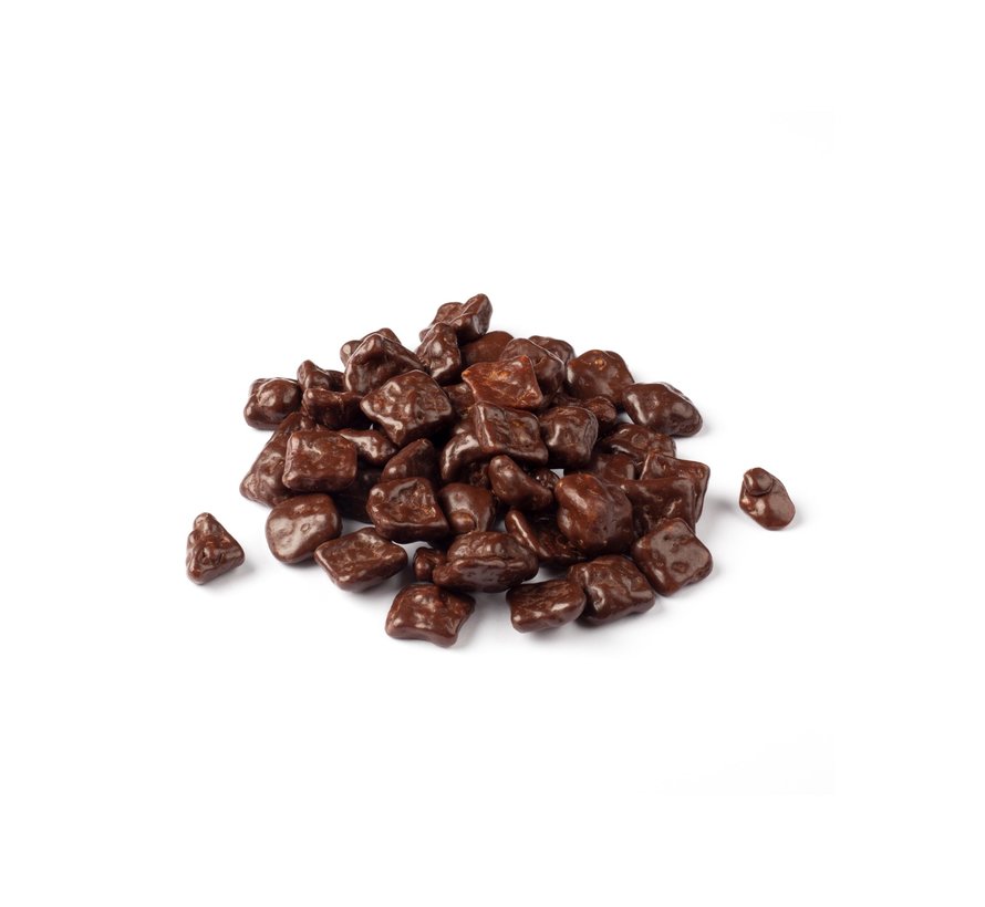 Max & Alex Stroopwafelstukjes - Pure Chocolade - 120 gram