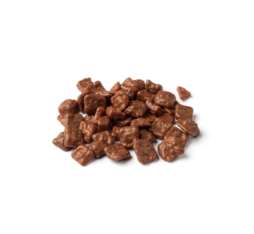 Max & Alex Stroopwafelstukjes - Melk Chocolade - 120 gram 32x - omdoos