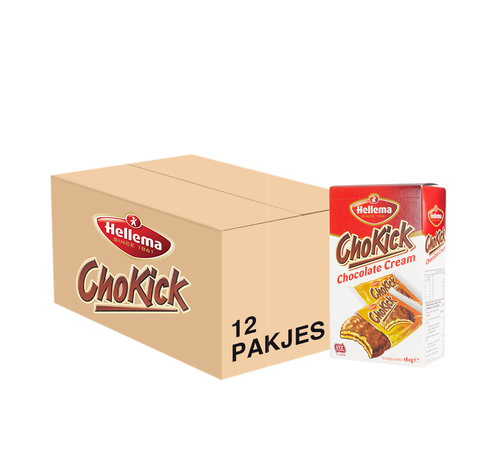 Hellema HELLEMA ChoKick Chocolate Cream - 12x 180 grams - master carton