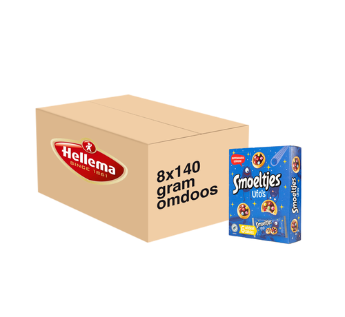 Smoeltjes Hellema Smoeltjes Ufo's - 140 gram 8x omdoos