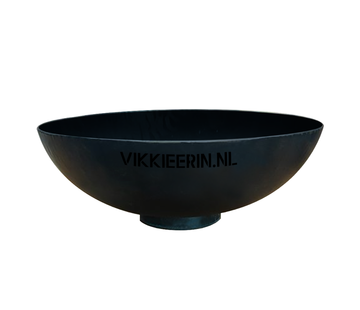 VIKKIEERIN.NL Vikkieerin.nl - Fire Bowl - round - black - Ø45 cm