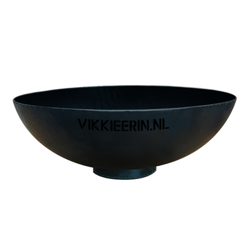 VIKKIEERIN.NL Vikkieerin.nl - Vuurschaal - rond - zwart - Ø45 cm