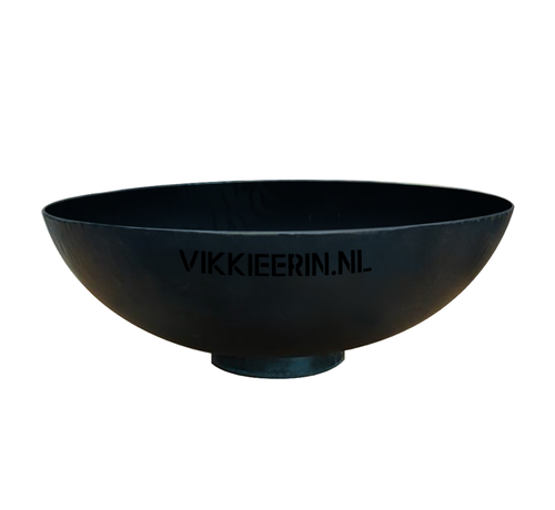 VIKKIEERIN.NL Vikkieerin.nl - Vuurschaal - rond - zwart - Ø45 cm