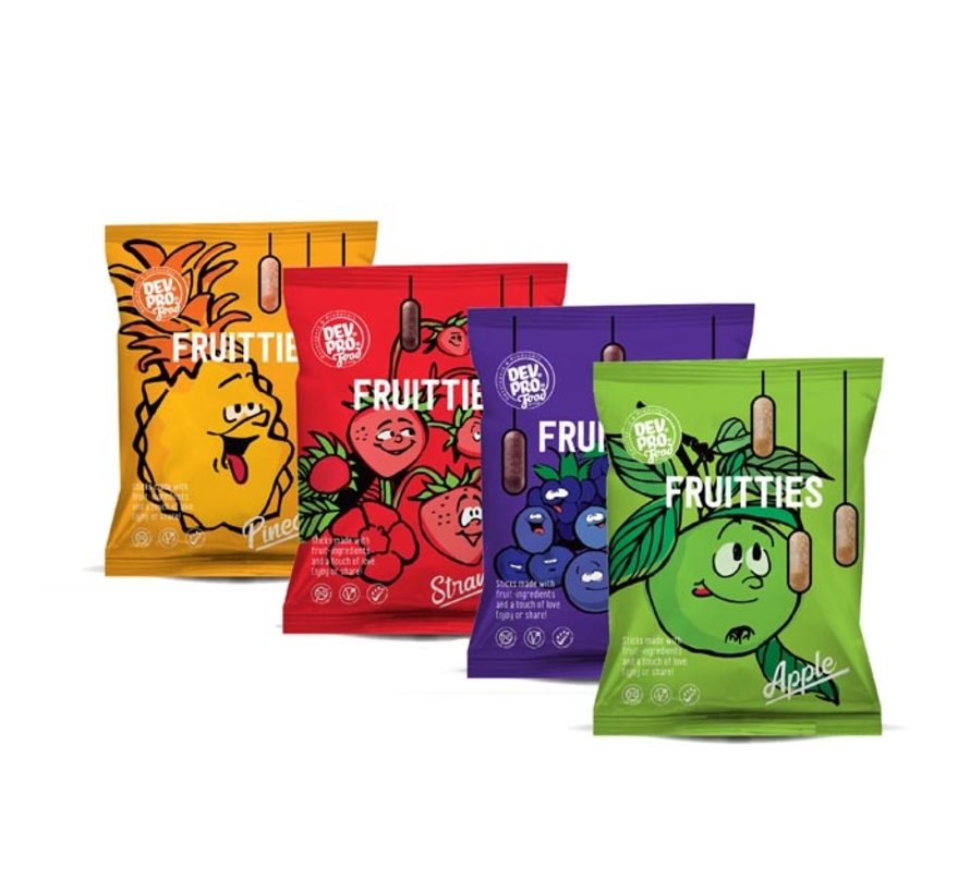 Dev. Pro. Fruitties - Pineapple - SRP 12x 35 gram pack (EU, TR,  RUS)