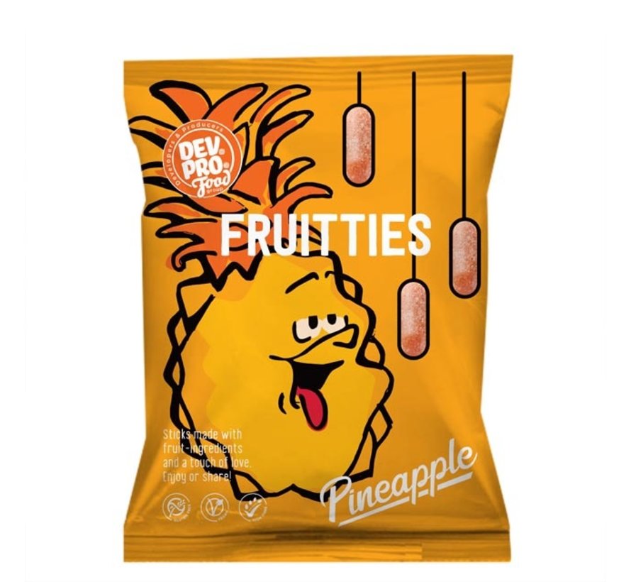 Dev. Pro. Fruitties - Pineapple - SRP 12x 35 gram pack (EU, TR,  RUS)
