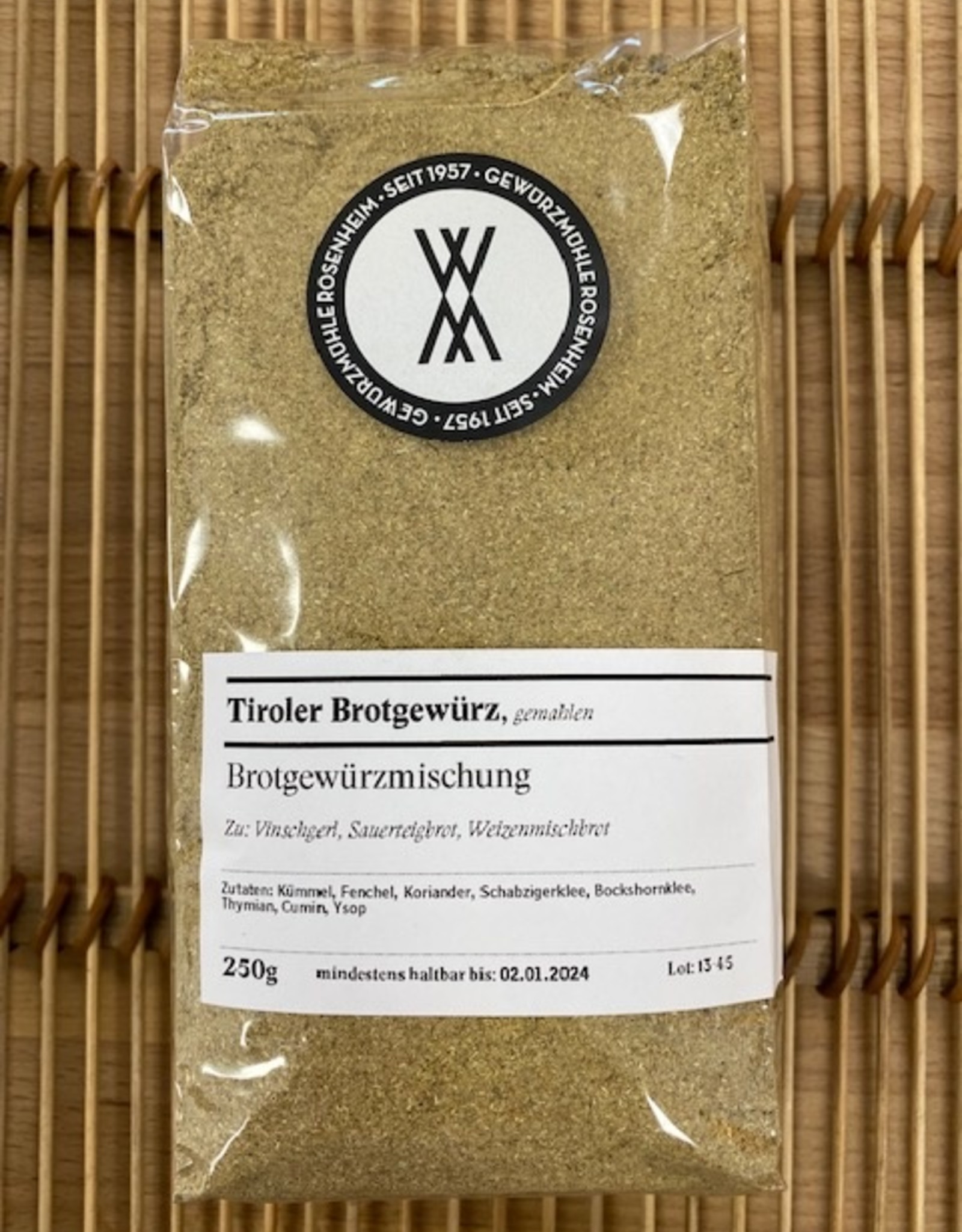 Tiroler Brotgewürz - Brotwerkstatt der Kügler - Mühle