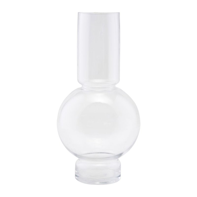 House Doctor Vase, Bubble, Clear