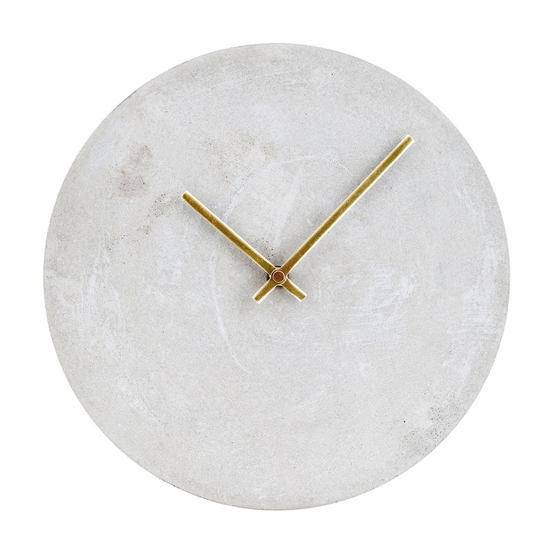 House Doctor Wall clock, Watch, Concrete