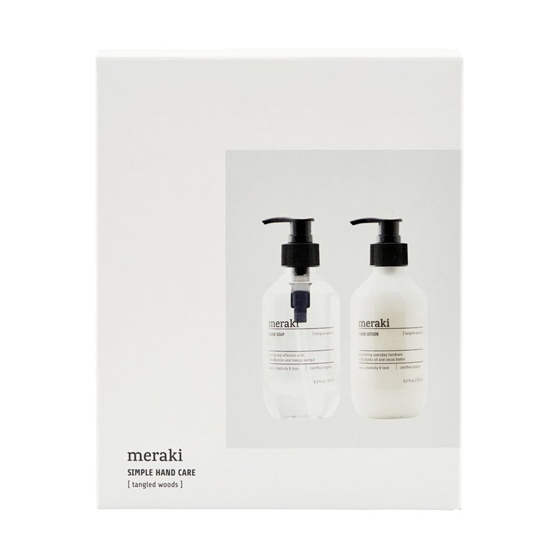 Meraki Gift box, Tangled Woods, Simple hand care, White, Set of 2 p