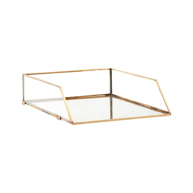 Monograph Letter tray, Brass