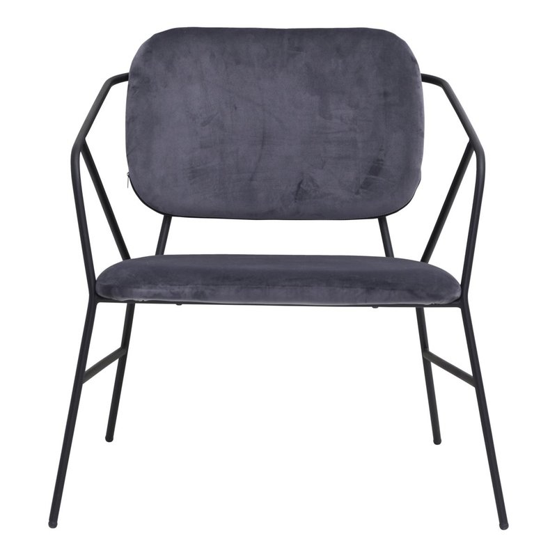 House Doctor Lounge chair, Klever, Grey, Seat height: 39 cm