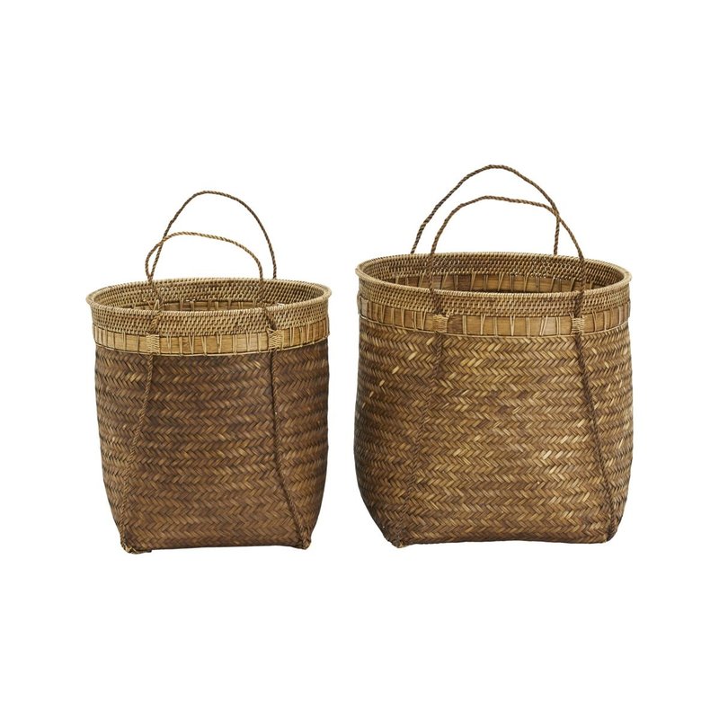 House Doctor Baskets, Balie, Nature, Set of 2 sizes, Finish/Colour/Size m