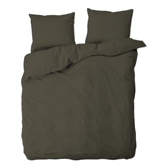 By Nord Double bed linen, Ingrid, Bark, 2 pillowcases