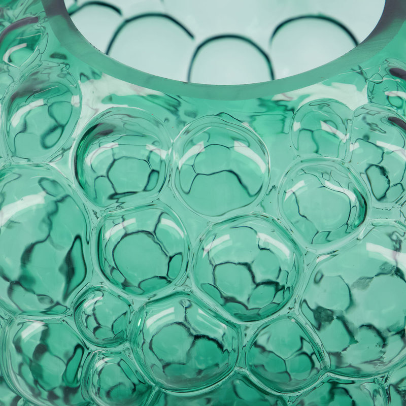 House Doctor Vase, Foam, Green, Waterproof, Handmade glass, Finish/Colour