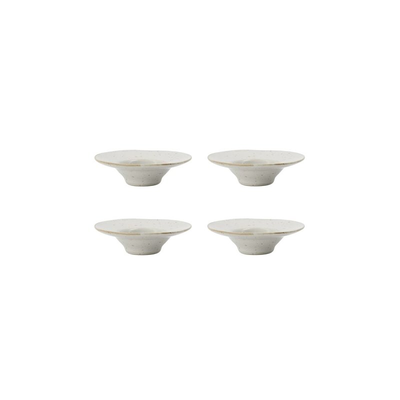 House Doctor Egg cup, Pion, Grey/White, Pack of 4 pcs, Finish/Colour may