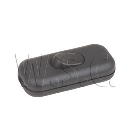 Universeel ENKELPOLIGE SCHAKELAAR (peertje) ZWART