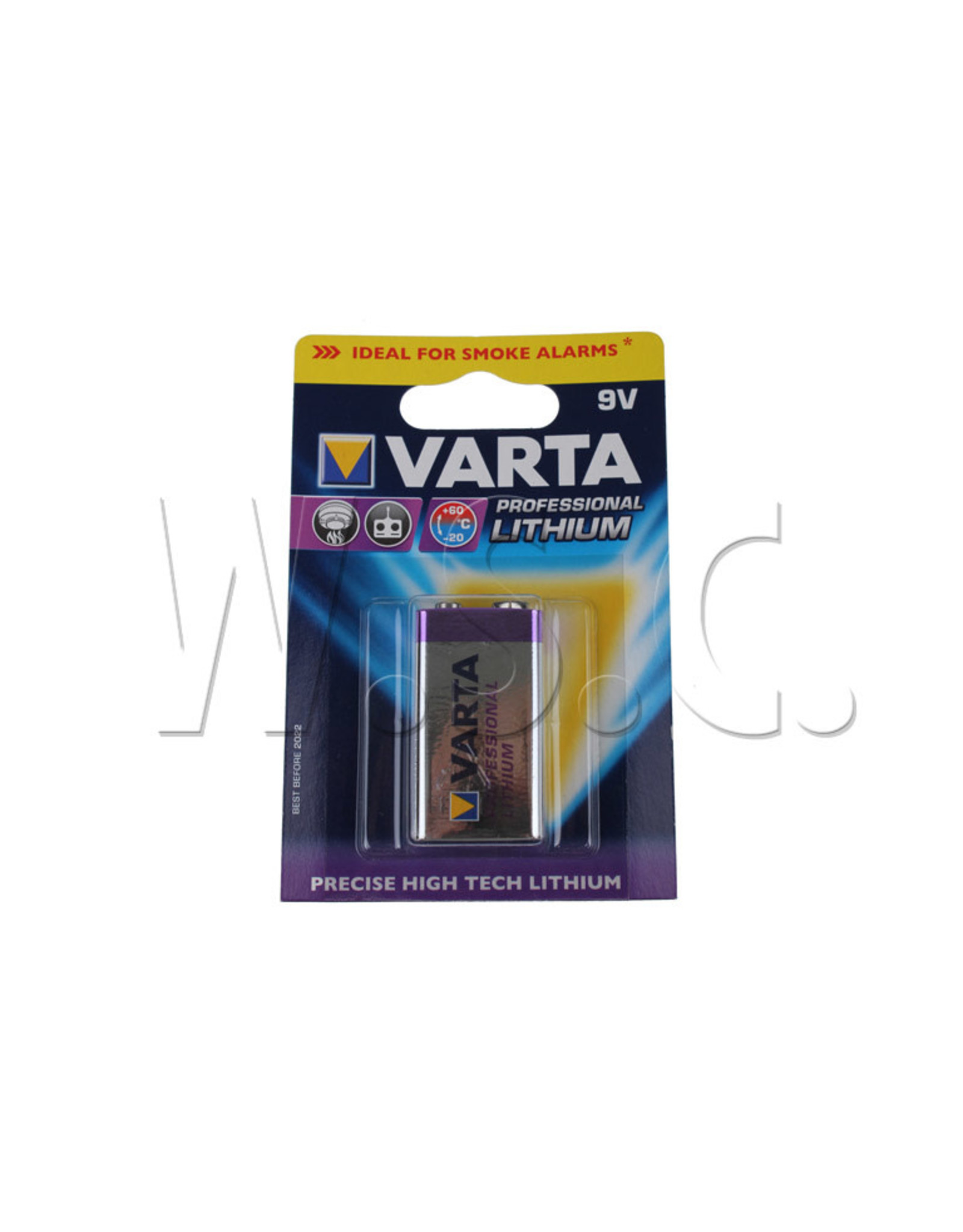 Varta VARTA LITHIUM 9V  SMOKE DETECTOR 6LR61