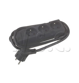 Universeel TCD MET SNOER 3 X 16A ZWART