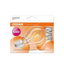 Osram LED RETROFIT CLASSIC A 60W=6W/827  E27