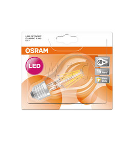 Osram LED RETROFIT CLASSIC A 60W=6W/827  E27