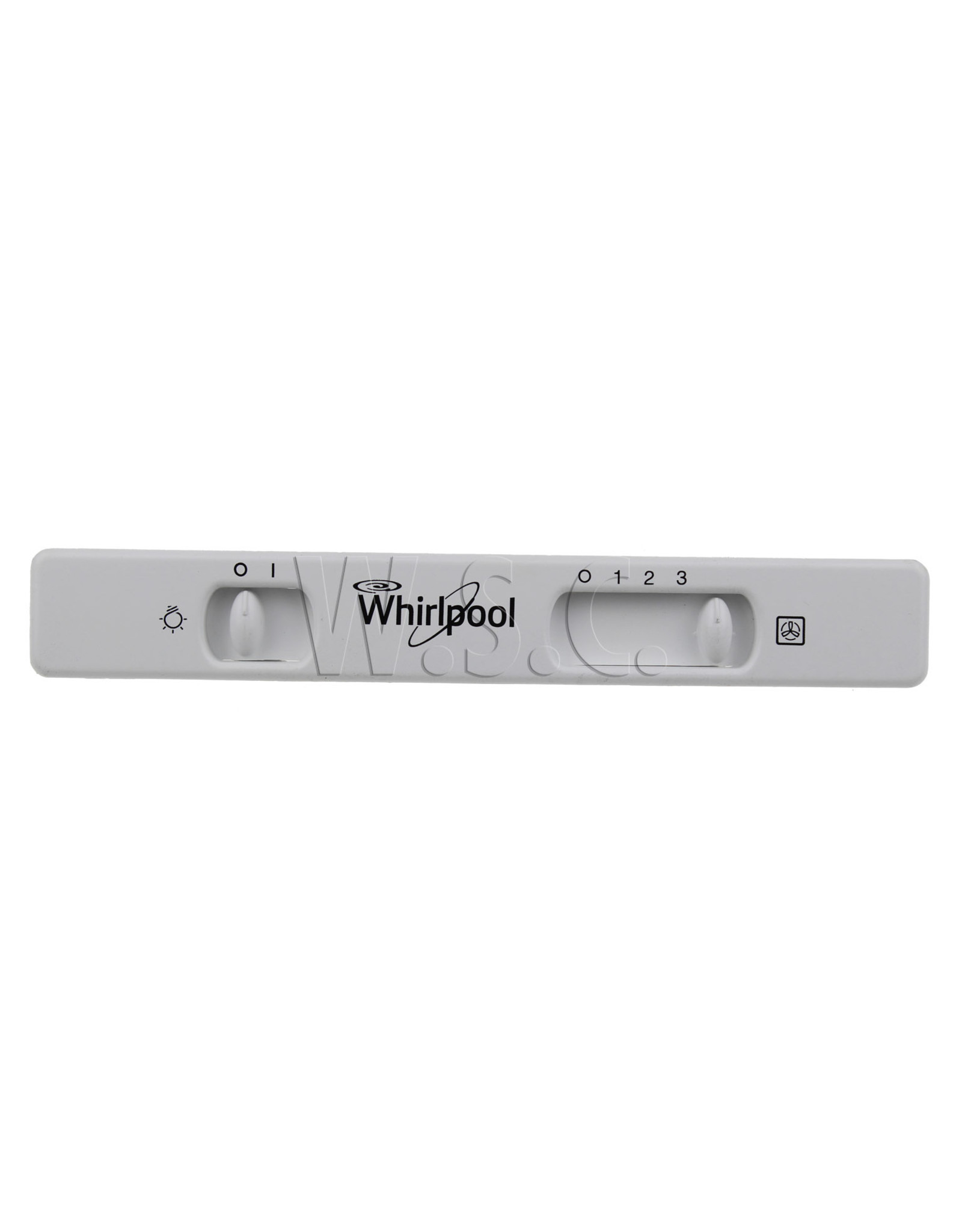 Whirlpool WH FRONT COMPLEET MET KNOPJES  WIT