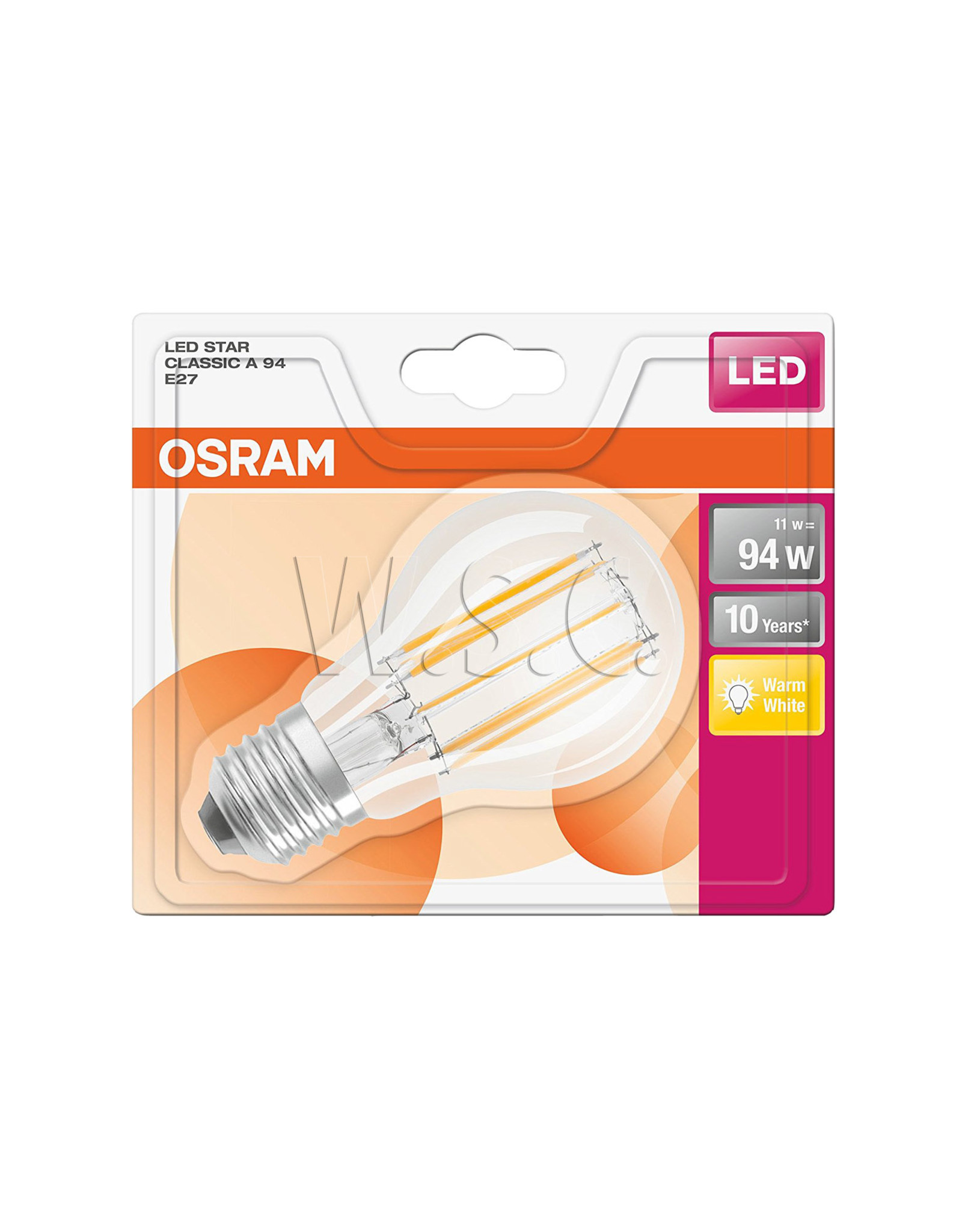 Osram LED RETROFIT CLASSIC A 95W = 12W  E27