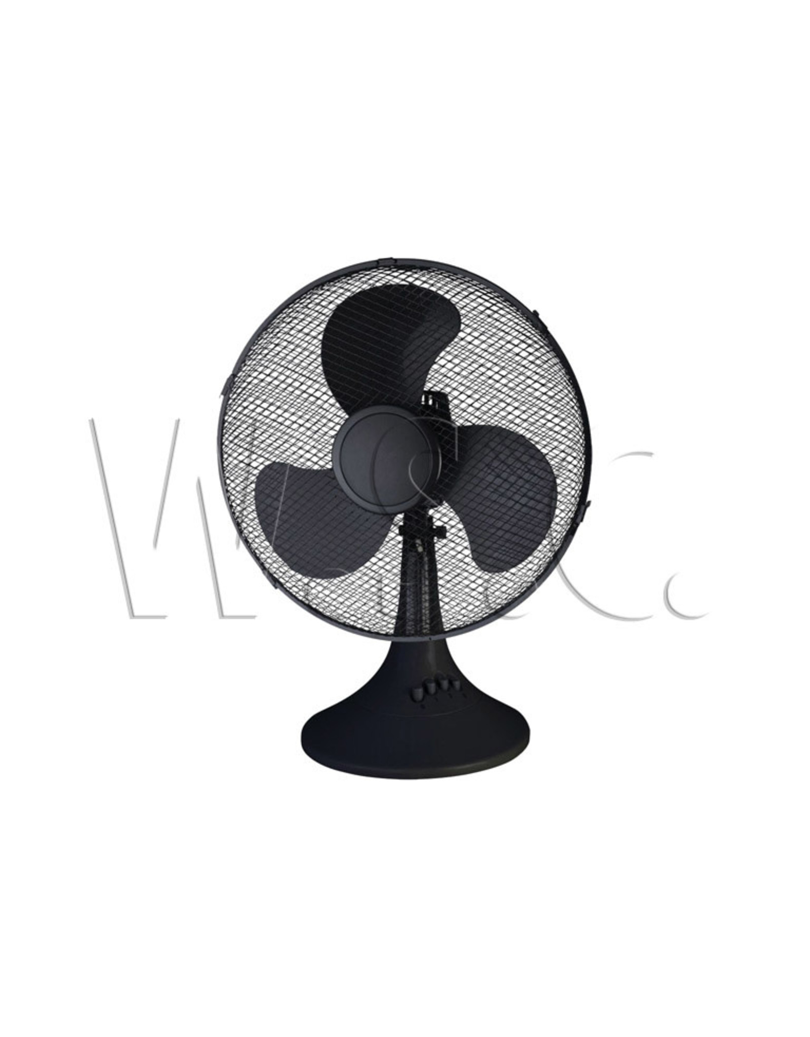 TAFELVENTILATOR Ø 40 CM - ZWART