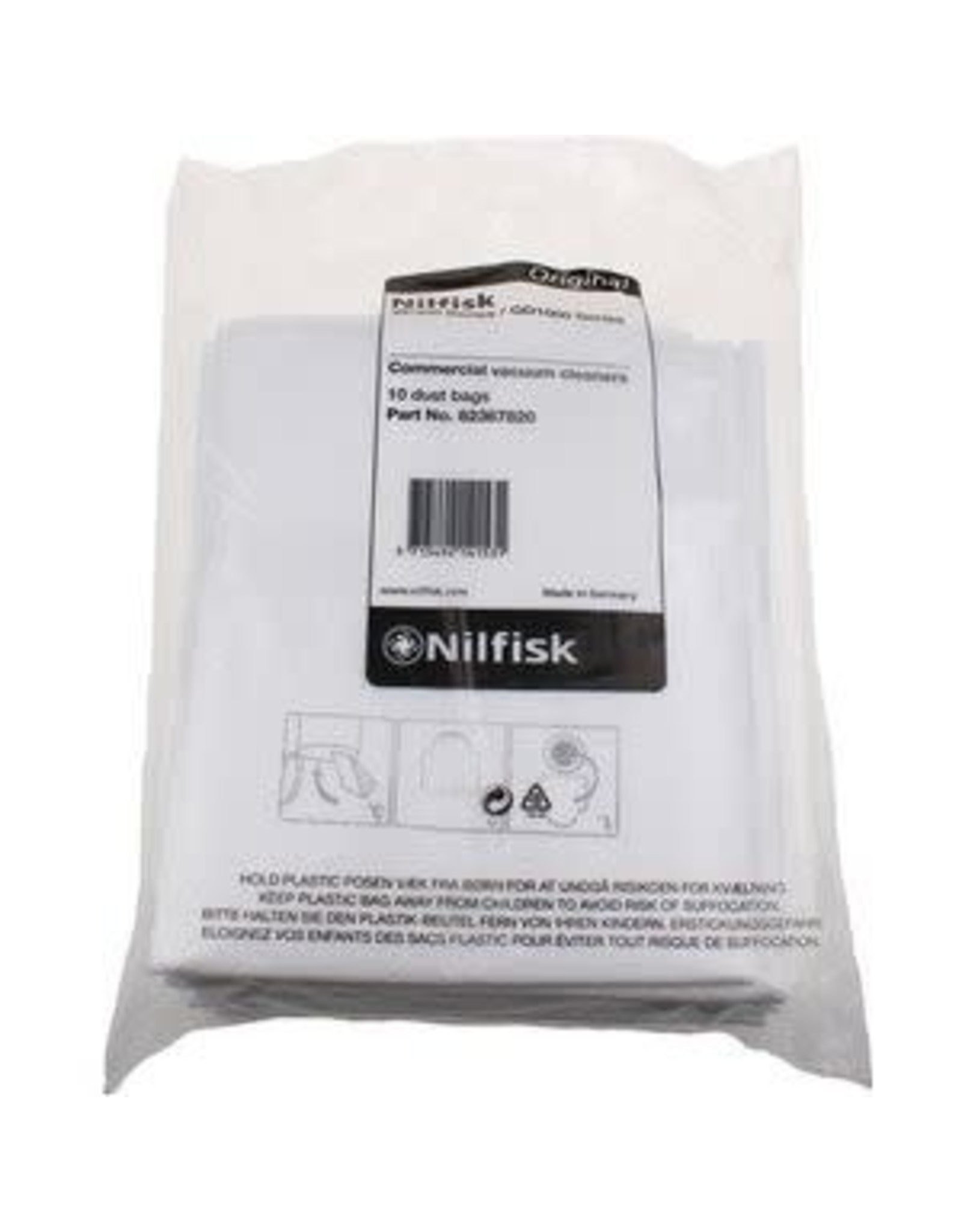 Nilfisk STOFZUIGERZAK 10L -10 PCS - VP300 - BUSINESS
