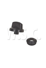 Miele KNOP BEDIENING - ZWART - DIAM. 38mm