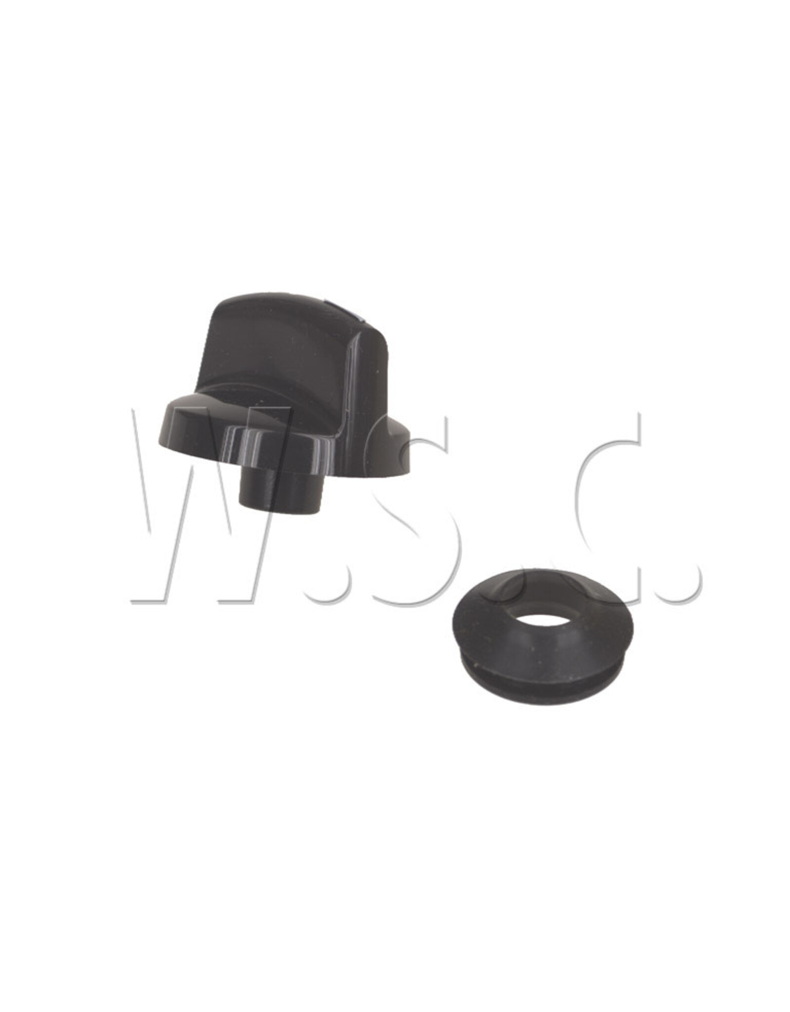 Miele KNOP BEDIENING - ZWART - DIAM. 38mm