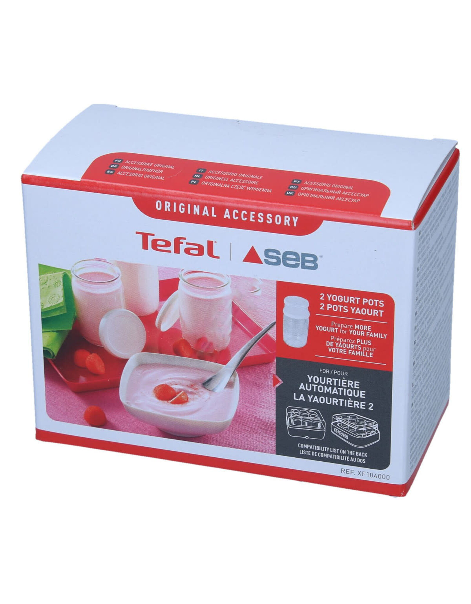 Seb Tefal Calor Yoghurtpotje + deksel p/2st