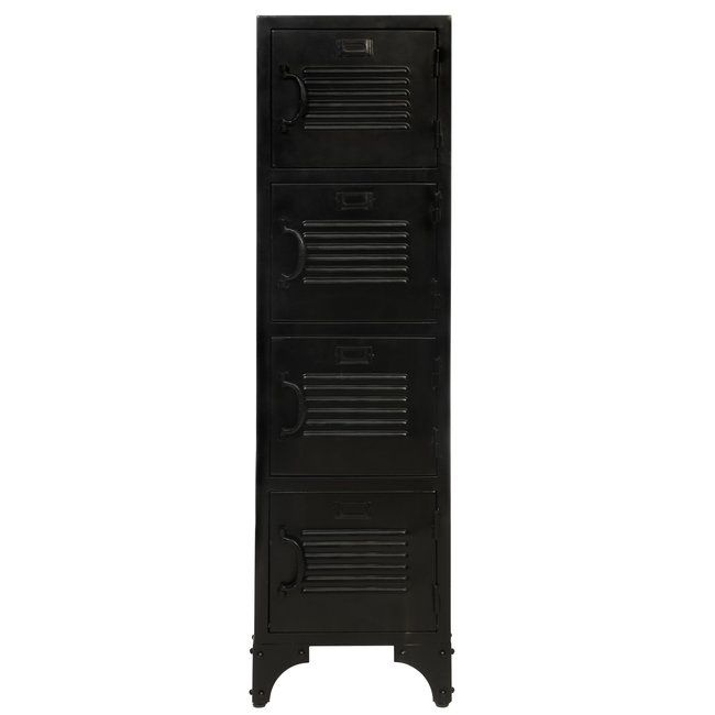 Locker Bulky 4 deuren | Zwart