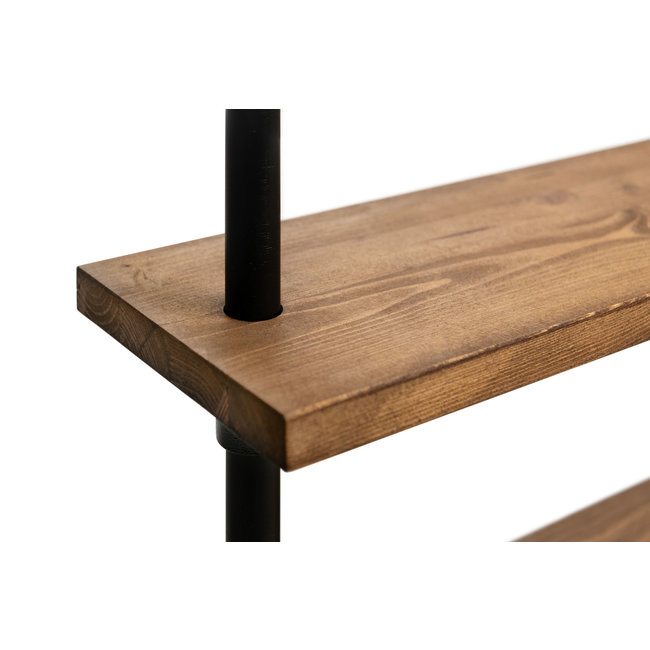 Wandkapstok Steigerbuis XL | Bruin